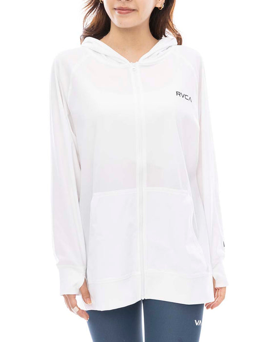 【OUTLET】RVCA レディース 【SURF TEE】 WOMENS ZIP HOODIE RUSHGUARD ラッシュガード 【2024年夏モデル】