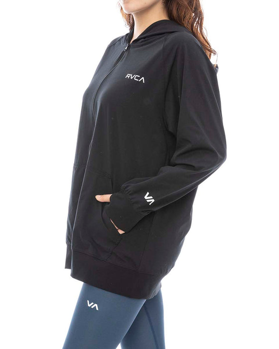 【OUTLET】RVCA レディース 【SURF TEE】 WOMENS ZIP HOODIE RUSHGUARD ラッシュガード 【2024年夏モデル】