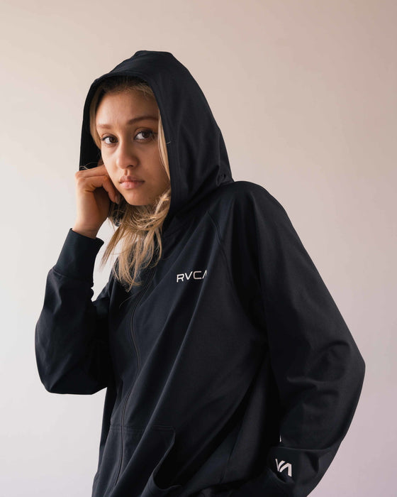 【OUTLET】RVCA レディース 【SURF TEE】 WOMENS ZIP HOODIE RUSHGUARD ラッシュガード 【2024年夏モデル】