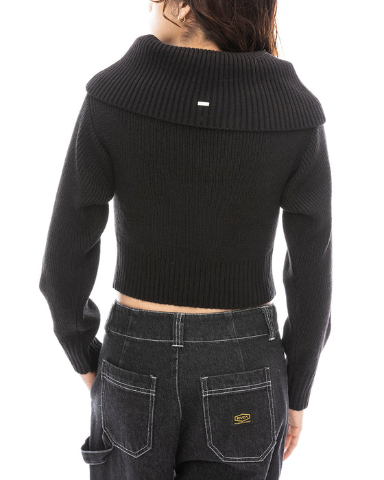 【OUTLET FAMILY SALE】RVCA レディース RVCA OFF SHOULDER KNIT セーター  【2024年冬モデル】
