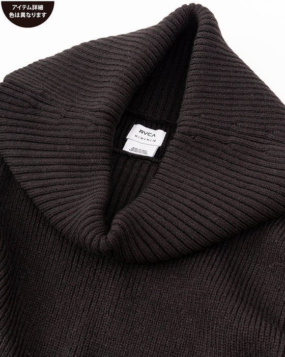 【OUTLET FAMILY SALE】RVCA レディース RVCA OFF SHOULDER KNIT セーター  【2024年冬モデル】