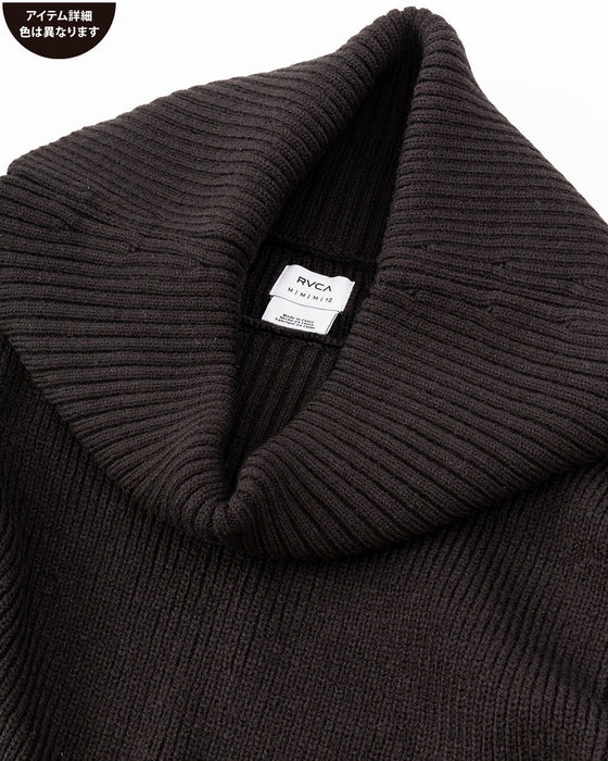 【OUTLET FAMILY SALE】RVCA レディース RVCA OFF SHOULDER KNIT セーター  【2024年冬モデル】