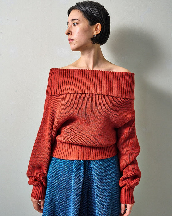 【OUTLET FAMILY SALE】RVCA レディース RVCA OFF SHOULDER KNIT セーター  【2024年冬モデル】