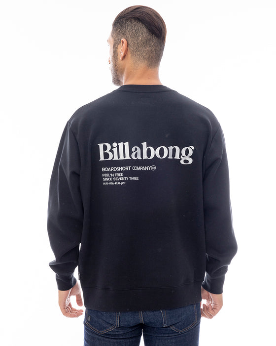 BILLABONG メンズ TITLE トレーナー 【2025年春夏モデル】 BLK / XL