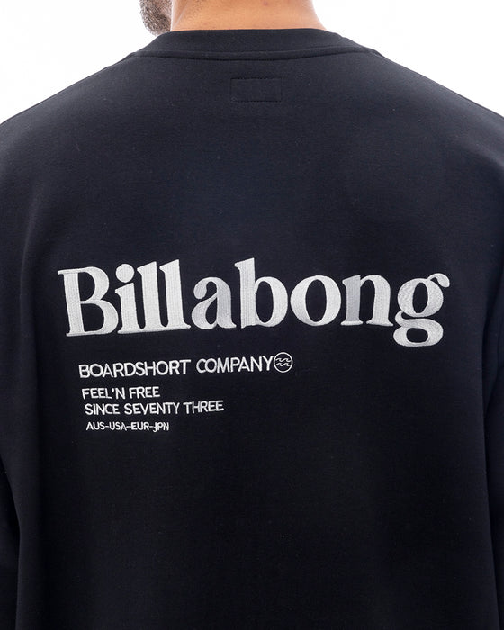 BILLABONG メンズ TITLE トレーナー 【2025年春夏モデル】 BLK / XL