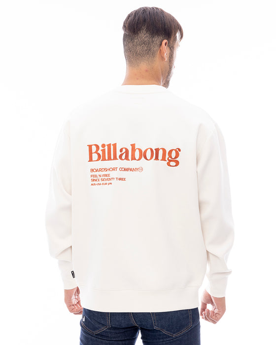 BILLABONG メンズ TITLE トレーナー 【2025年春夏モデル】 CRM / XL