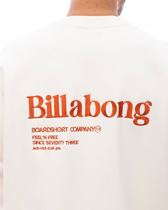 BILLABONG メンズ TITLE トレーナー 【2025年春夏モデル】 CRM / XL