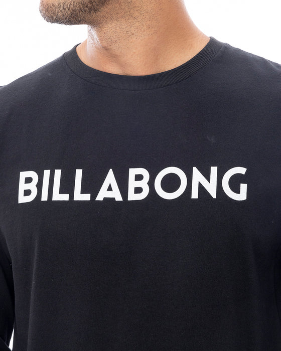 BILLABONG メンズ UNITY LOGO ロンＴ 【2025年春夏モデル】 BLK / XL