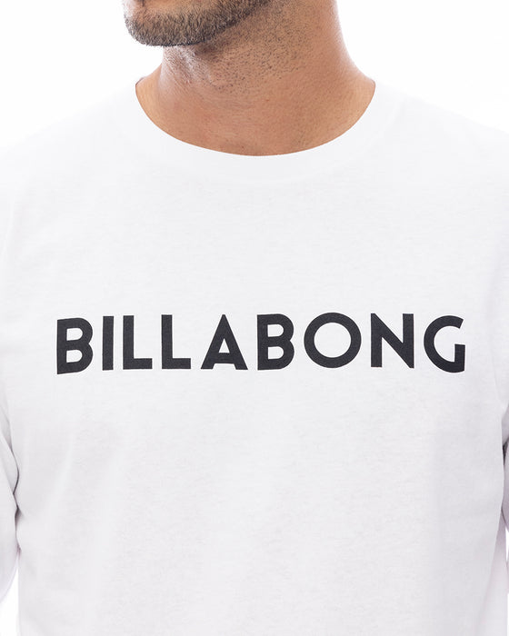 BILLABONG メンズ UNITY LOGO ロンＴ 【2025年春夏モデル】 WHT / XL