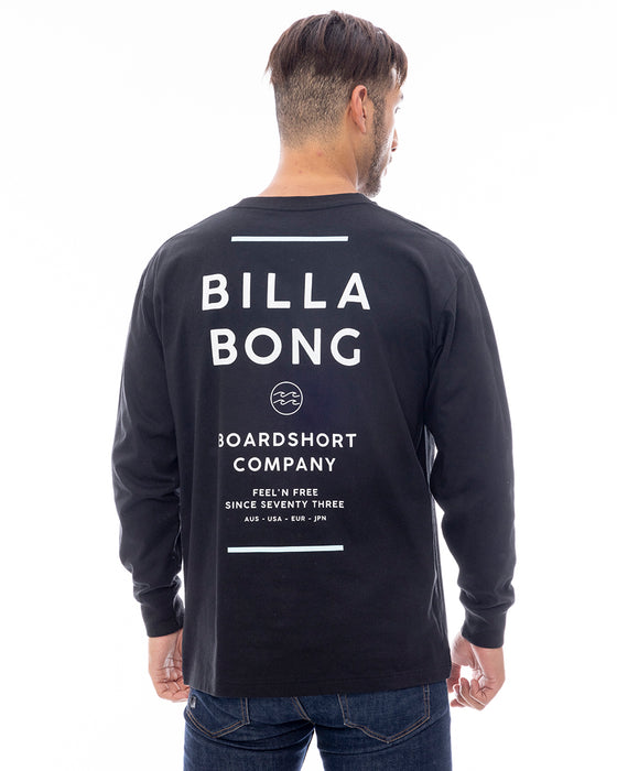 BILLABONG メンズ SUN BLOCK ロンＴ 【2025年春夏モデル】 BLK / XL