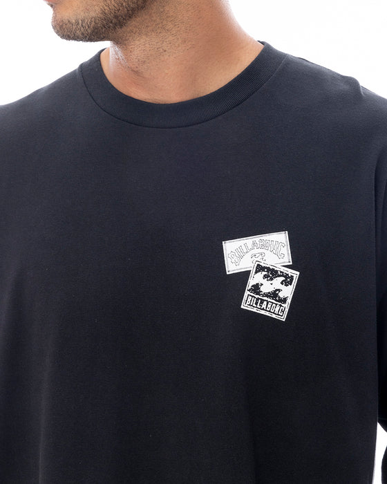 BILLABONG メンズ RE ISSUE ロンＴ 【2025年春夏モデル】 BLK / XL