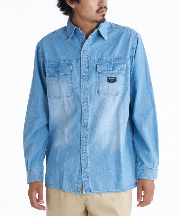 OUTLET】BILLABONG メンズ 【INDIGO COLLECTION】 DENIM SHIRTS