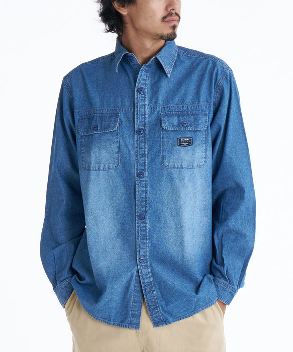 【OUTLET】BILLABONG メンズ 【INDIGO COLLECTION】 DENIM SHIRTS 長袖シャツ 【2025年春夏モデル】