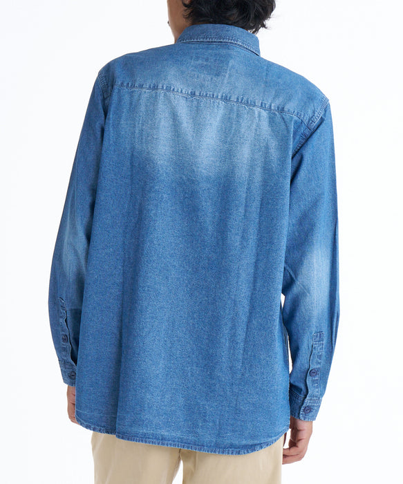 【OUTLET】BILLABONG メンズ 【INDIGO COLLECTION】 DENIM SHIRTS 長袖シャツ 【2025年春夏モデル】