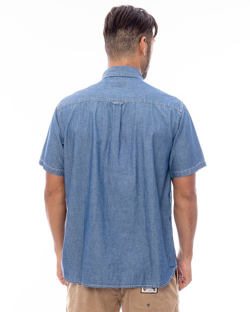 BILLABONG メンズ 【INDIGO COLLECTION】 DUNGAREE SHIRTS 半袖シャツ 【2025年春夏モデル】 BLU / XL