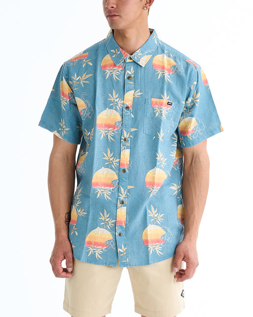 BILLABONG メンズ CORDOBA SS 半袖シャツ 【2025年春夏モデル】 WBL / XL