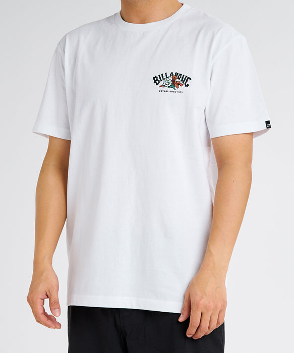 【OUTLET】BILLABONG メンズ THEME ARCH Tシャツ 【REGULAR FIT】【2025年春夏モデル】