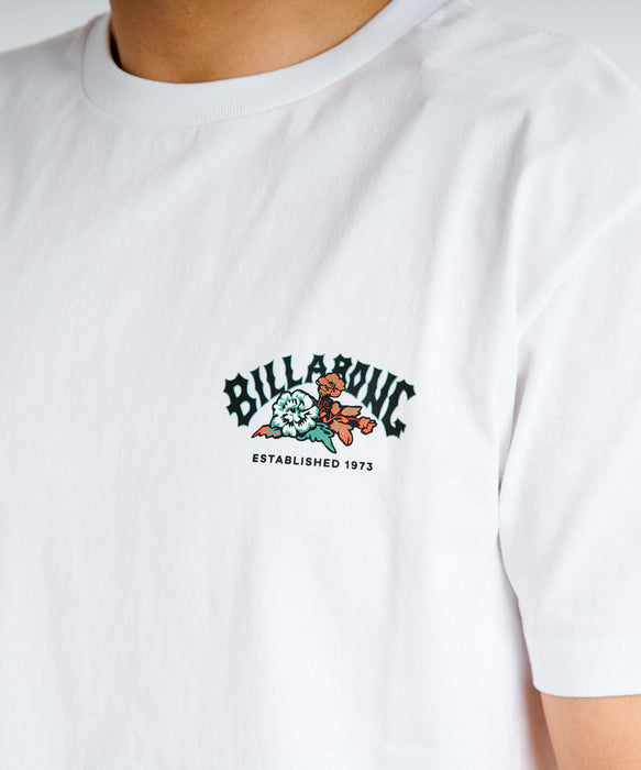 【OUTLET】BILLABONG メンズ THEME ARCH Tシャツ 【REGULAR FIT】【2025年春夏モデル】