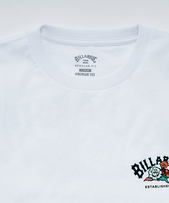 【OUTLET】BILLABONG メンズ THEME ARCH Tシャツ 【REGULAR FIT】【2025年春夏モデル】