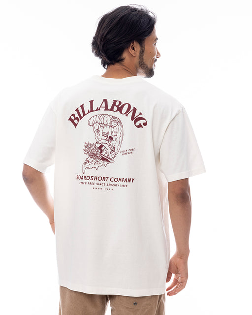 BILLABONG メンズ FEELING FREE Tシャツ 【2025年春夏モデル】 CRM / XL