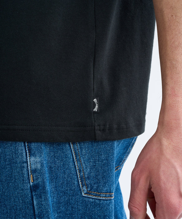 BILLABONG メンズ ONE TIME LINE Tシャツ 【WIDE FIT】【2025年春夏モデル】 BLK / XL