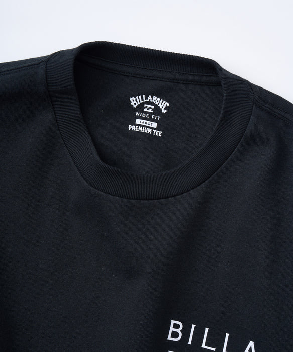BILLABONG メンズ ONE TIME LINE Tシャツ 【WIDE FIT】【2025年春夏モデル】 BLK / XL