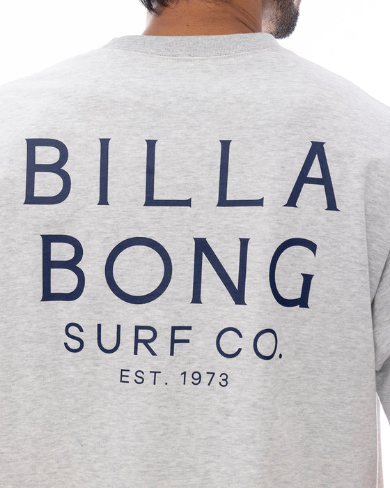 BILLABONG メンズ ONE TIME LINE Tシャツ 【WIDE FIT】【2025年春夏モデル】 GRH / XL