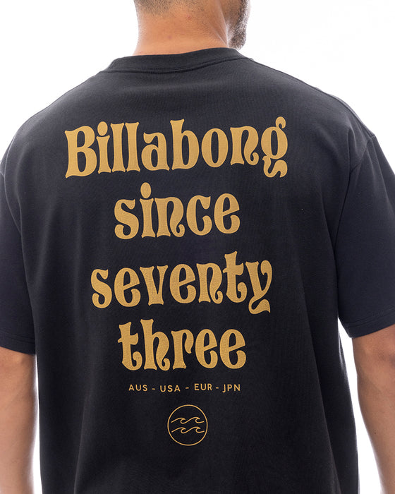 BILLABONG メンズ BAJA Tシャツ 【2025年春夏モデル】 BLK / XL