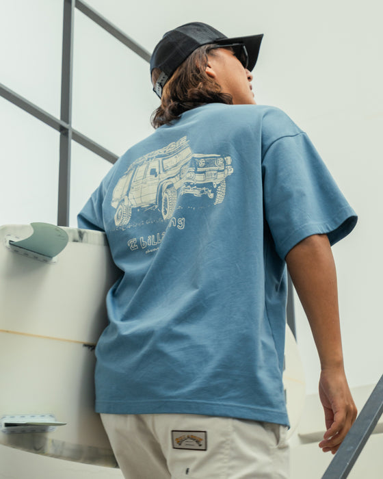 OUTLET】BILLABONG メンズ 【A/DIV.】 MAKE TRUCKS Tシャツ 【WIDE FIT