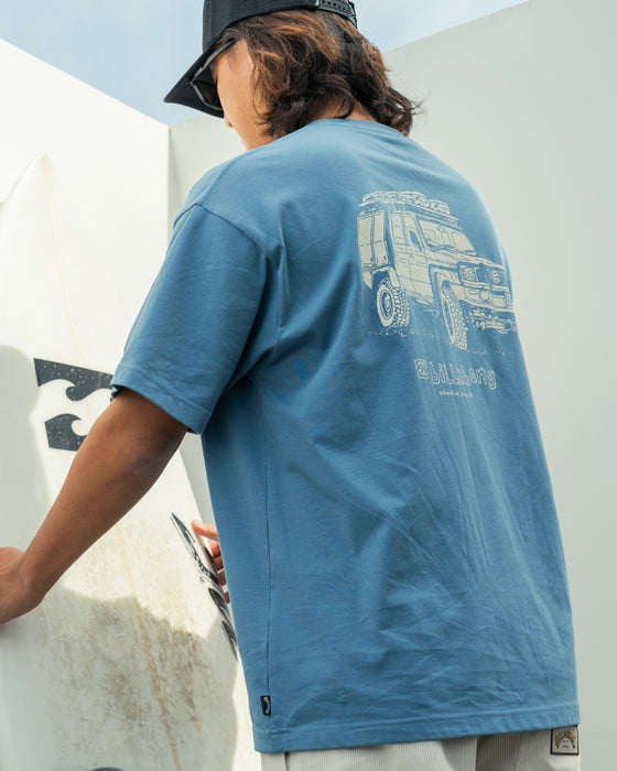 【OUTLET】BILLABONG メンズ 【A/DIV.】 MAKE TRUCKS Tシャツ 【WIDE FIT】【2025年春夏モデル】