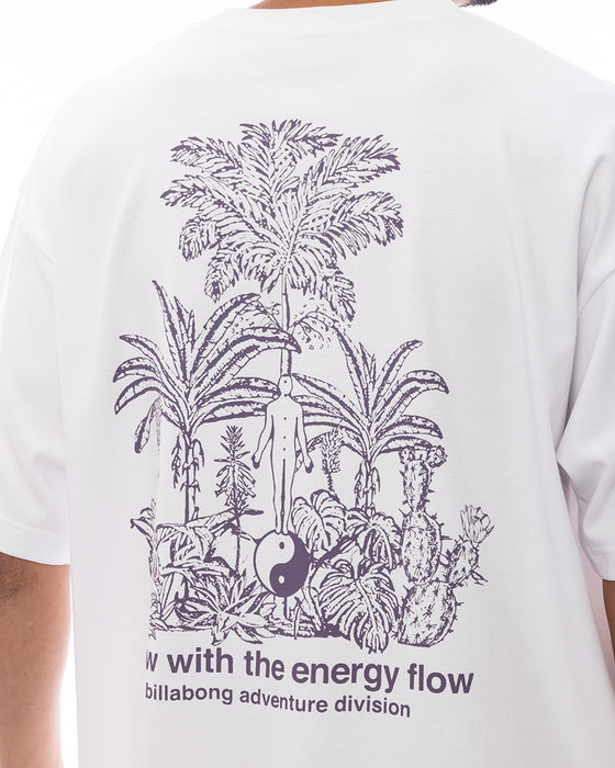 BILLABONG メンズ 【A/DIV.】 GROW Tシャツ 【2025年春夏モデル】 WHT / XL
