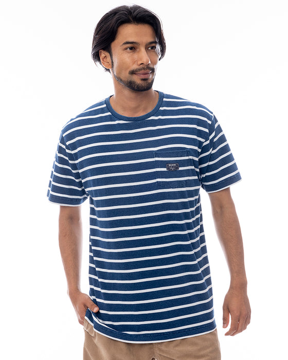 BILLABONG メンズ 【INDIGO COLLECTION】 INDIGO BOARDER Tシャツ 【2025年春夏モデル】 DIN / XL