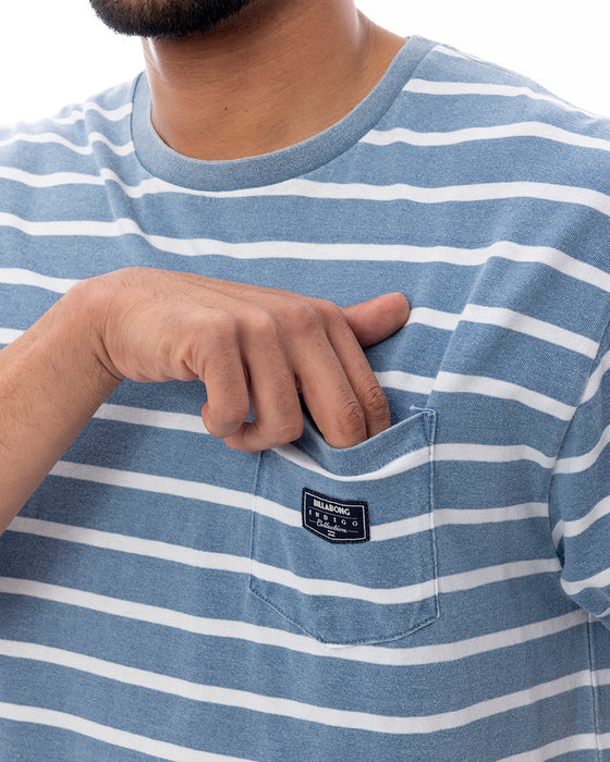 BILLABONG メンズ 【INDIGO COLLECTION】 INDIGO BOARDER Tシャツ 【2025年春夏モデル】 IND / XL