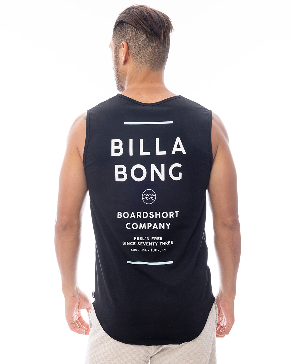 BILLA BONG セミドライ　オレンジ/ブラック OUTLET】BILLABONG メンズ SUNBLOCK タンクトップ 【2025年春夏