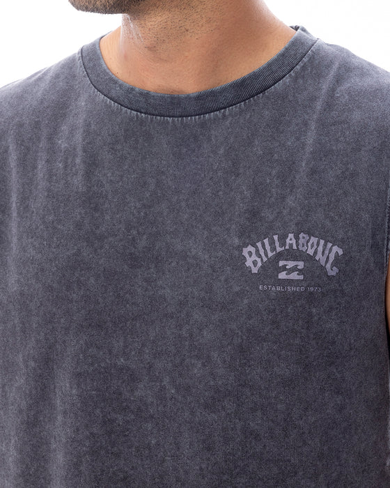 BILLABONG メンズ ARCH FILL タンクトップ 【2025年春夏モデル】 AIN / XL
