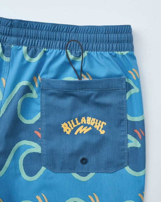 【OUTLET】BILLABONG メンズ 【BB GALLERY】【ZACK BALANG】 SWELL LAYBACKS ボードショーツ 【2025年春夏モデル】