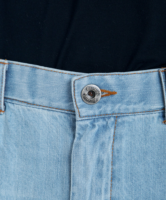 BILLABONG メンズ LAYBACKS DENIM ロングパンツ 【2025年春夏モデル】 BLU / XL