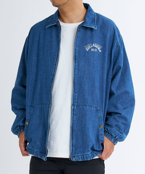BILLABONG メンズ 【INDIGO COLLECTION】 DENIM ZIP COACH ジャケット 【2025年春夏モデル】 DIN / XL