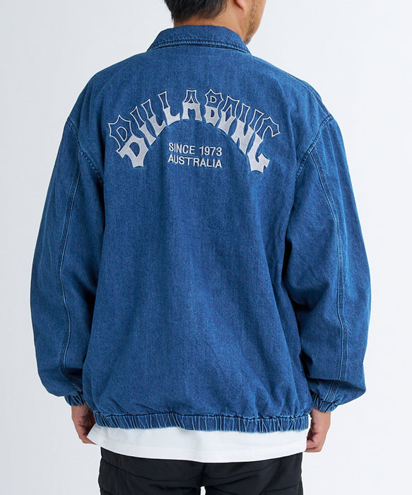 BILLABONG メンズ 【INDIGO COLLECTION】 DENIM ZIP COACH ジャケット 【2025年春夏モデル】 DIN / XL