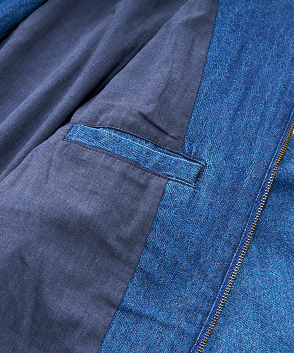 BILLABONG メンズ 【INDIGO COLLECTION】 DENIM ZIP COACH ジャケット 【2025年春夏モデル】 DIN / XL