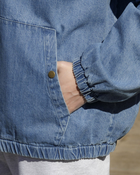 【SALE】BILLABONG メンズ 【INDIGO COLLECTION】 DENIM ZIP COACH ジャケット 【2025年春夏モデル】
