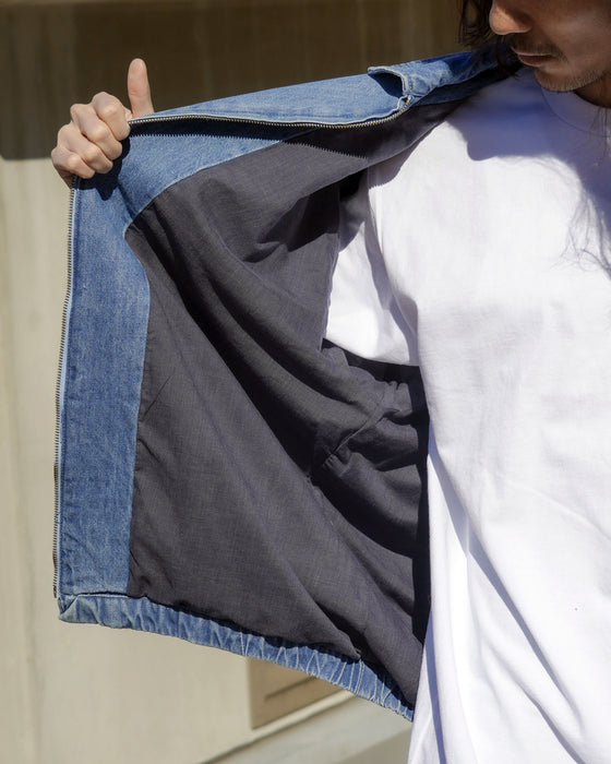 【SALE】BILLABONG メンズ 【INDIGO COLLECTION】 DENIM ZIP COACH ジャケット 【2025年春夏モデル】