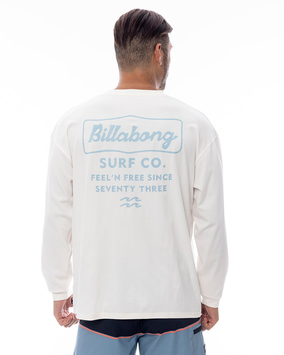BILLABONG メンズ SOFTTY LS TEE 長袖サーフTシャツ 【2025年春夏モデル】 CRM / XL