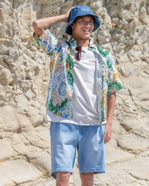 BILLABONG メンズ KAMAKURA SHIRTS 半袖シャツ 【2025年春夏モデル】 BEG / XXL