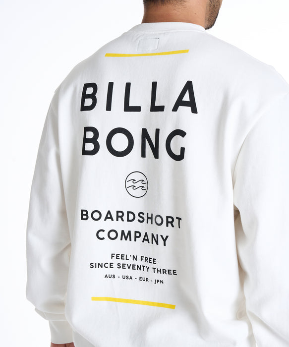BILLABONG メンズ SUN BLOCK トレーナー 【2025年秋冬モデル】 OFW / XL