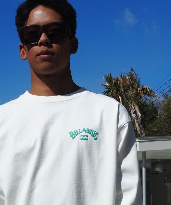 【OUTLET】BILLABONG メンズ ARCH LOGO トレーナー 【OVER FIT】【2025年秋冬モデル】