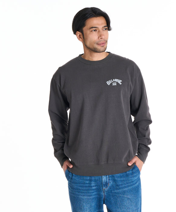 BILLABONG メンズ ARCH LOGO トレーナー 【2025年秋冬モデル】 WAA / XL