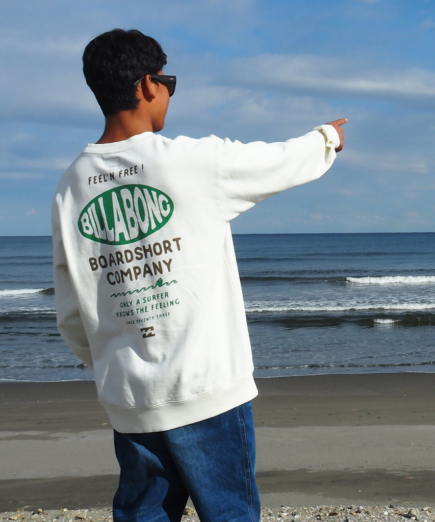 OUTLET】BILLABONG メンズ FISHERMANS トレーナー 【OVER FIT】【2025