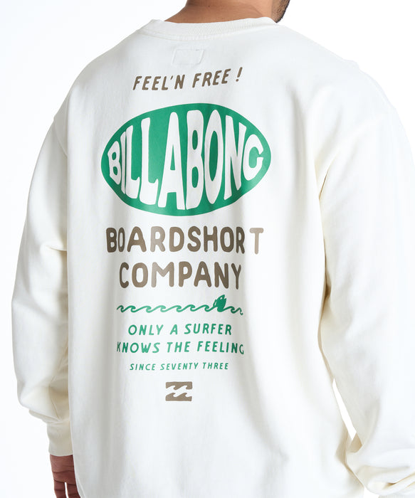 BILLABONG メンズ FISHERMANS トレーナー 【OVER FIT】【2025年