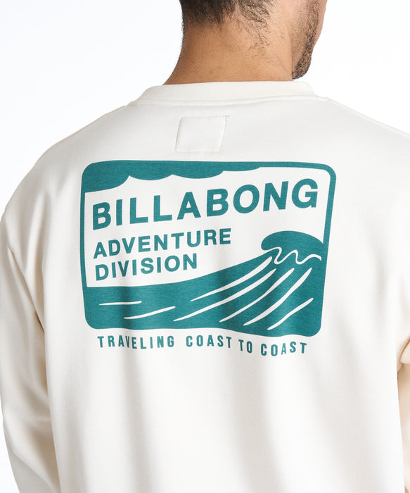 BILLABONG メンズ ADIV DECAL トレーナー 【2025年秋冬モデル】 CRM / XL
